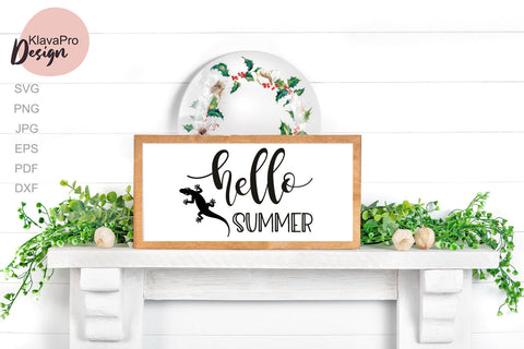 Hello Summer-SVG design for home decor, clothing and accessories SVG Klava P 