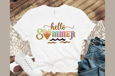 Hello Summer SVG Design SVG designartist 