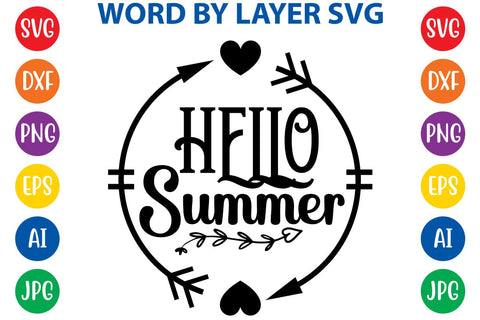 Hello Summer SVG Design SVG Rafiqul20606 