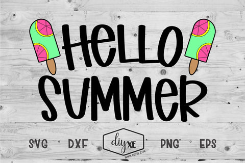 Hello Summer SVG DIYxe Designs 