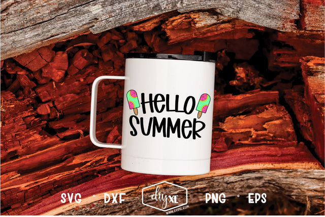 Hello Summer SVG DIYxe Designs 