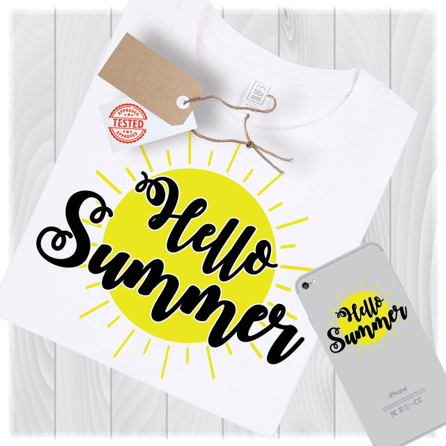 Hello Summer Svg Files for Cricut Designs, Summer Clipart, Summer Png, Summer Vacation Svg, Beach Svg, Vacay Mode Svg Files for Silhouette SVG My Sew Cute Boutique 
