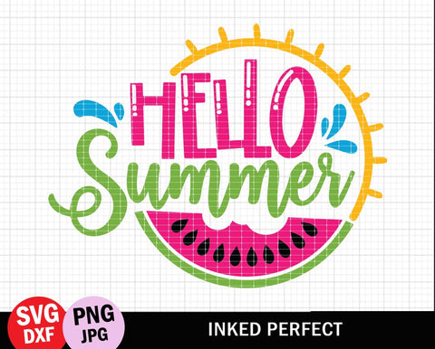Hello Summer SVG Inked Perfect 