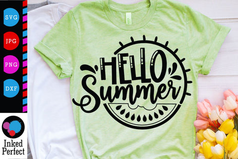 Hello Summer SVG Inked Perfect 