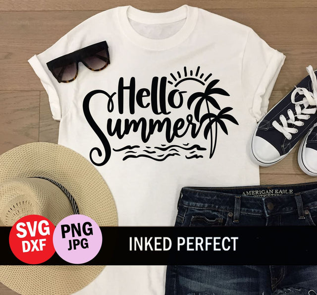 Hello Summer SVG Inked Perfect 