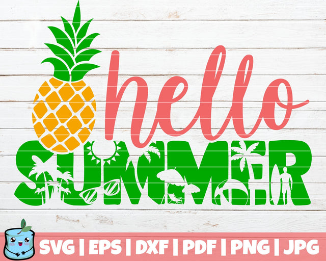 Hello Summer SVG MintyMarshmallows 