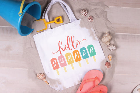 Hello Summer - SVG, PNG, DXF, EPS SVG Elsie Loves Design 