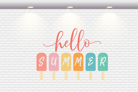 Hello Summer - SVG, PNG, DXF, EPS SVG Elsie Loves Design 