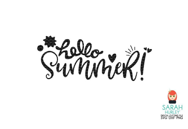 Hello Summer SVG Sarah Hurley 