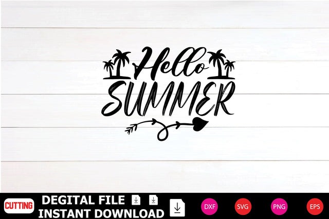 Hello Summer SVG Shahin alam 