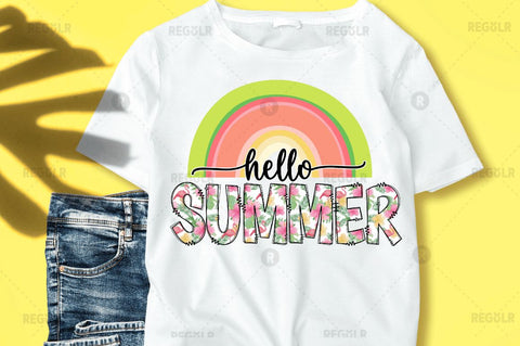 Hello summer SVG Sublimation Regulrcrative 