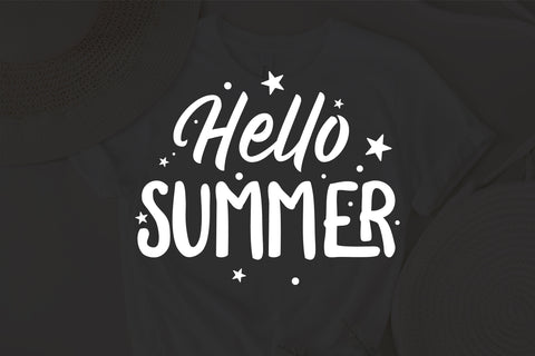 Hello Summer Svg, Summer Quote Svg, Summer Saying Svg, Summer Svg Designs, Summer Cut Files svg SVG Fauz 