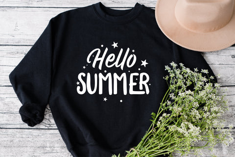 Hello Summer Svg, Summer Quote Svg, Summer Saying Svg, Summer Svg Designs, Summer Cut Files svg SVG Fauz 