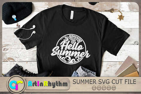 Hello Summer Svg, Summer Svg, Tropical Svg SVG Artinrhythm shop 