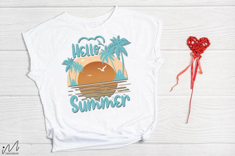 Hello summer svg, Sunshine svg, Summer vibes svg, Summer t shirt svg, Vacation Svg, Ocean Svg Svg, Beach Svg, Beach t shirt svg, Summer mug svg, Beach time svg, Summer Cut Files, Hello summer svg, Lake time SVG Isabella Machell 