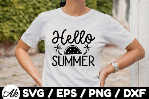 Hello summer svg SVG akazaddesign 