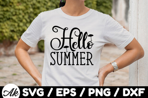 Hello summer svg SVG akazaddesign 