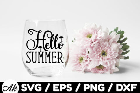 Hello summer svg SVG akazaddesign 
