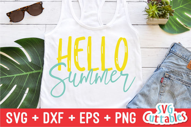 Hello Summer SVG Svg Cuttables 