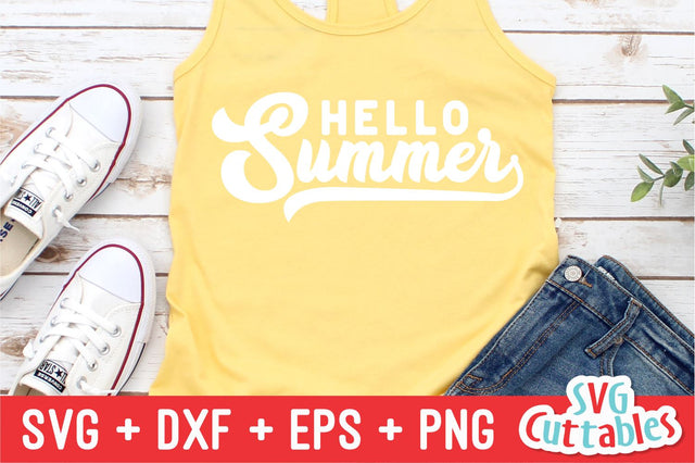 Hello Summer SVG Svg Cuttables 