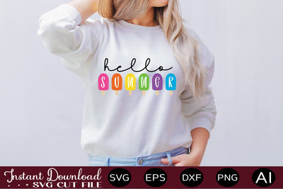 Hello Summer SVG SVG designmaster24 