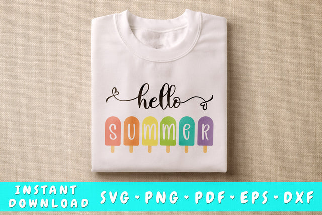 Hello Summer SVG SVG HappyDesignStudio 