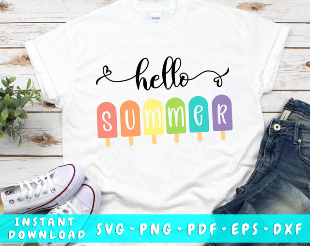 Hello Summer SVG SVG HappyDesignStudio 