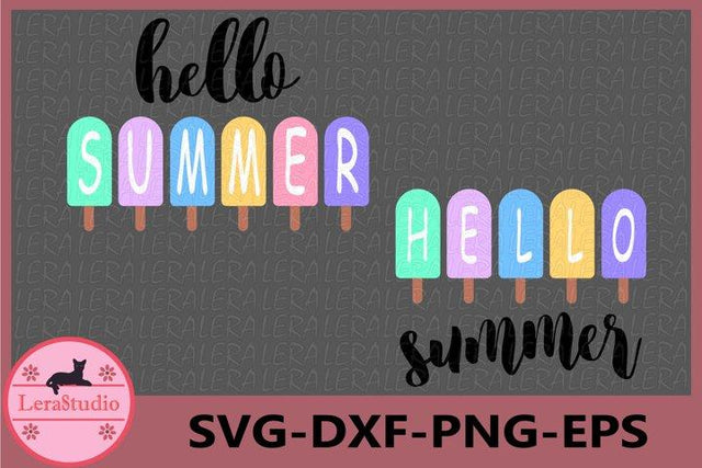 Hello Summer Svg SVG Lerastudio 