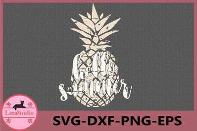 Hello Summer Svg SVG Lerastudio 