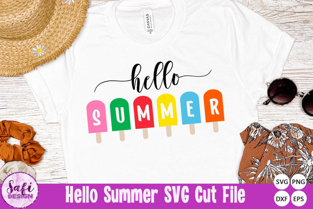 Hello Summer SVG SVG Safi Design 