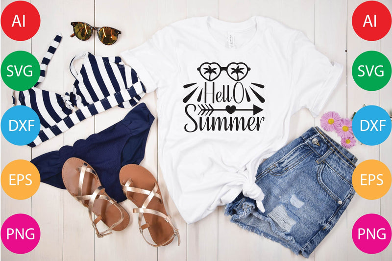 Hello Summer svg SVG Shahin alam 