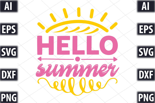 Hello Summer SVG SVGista 