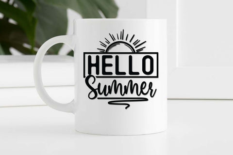 Hello summer svg3, Sunshine svg, Summer vibes svg, Summer t shirt svg, Vacation Svg, Ocean Svg Svg, Beach Svg, Beach t shirt svg, Summer mug svg, Beach time svg, Summer Cut Files, Hello summer svg, Lake time SVG Isabella Machell 