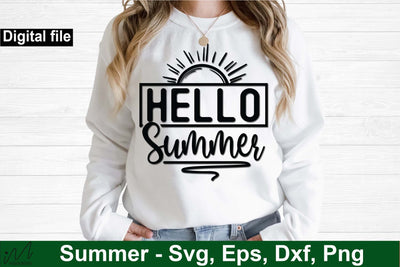 Hello summer svg3, Sunshine svg, Summer vibes svg, Summer t shirt svg, Vacation Svg, Ocean Svg Svg, Beach Svg, Beach t shirt svg, Summer mug svg, Beach time svg, Summer Cut Files, Hello summer svg, Lake time SVG Isabella Machell 