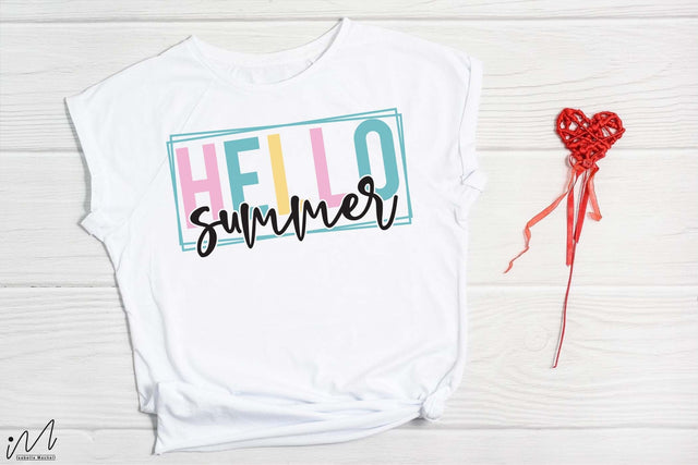 Hello summer svg6, Sunshine svg, Summer vibes svg, Summer t shirt svg, Vacation Svg, Ocean Svg Svg, Beach Svg, Beach t shirt svg, Summer mug svg, Beach time svg, Summer Cut Files, Hello summer svg, Lake time SVG Isabella Machell 