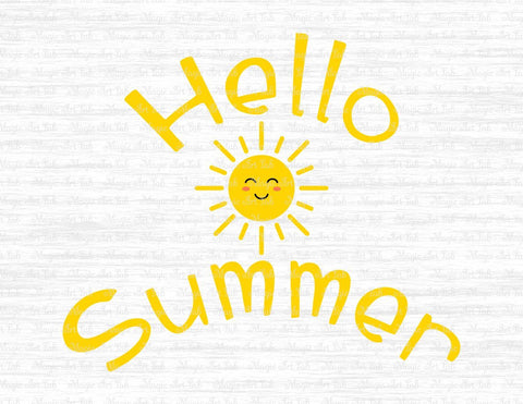 Hello Summer t-shirt design, Summer SVG SVG MagicArtLab 