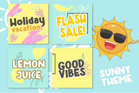 Hello Sunny Fun & Bold Typeface Font Creatype Studio 