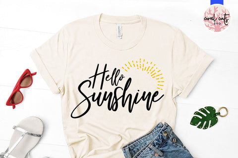Hello Sunshine – Son and Daughter SVG EPS DXF PNG SVG CoralCutsSVG 