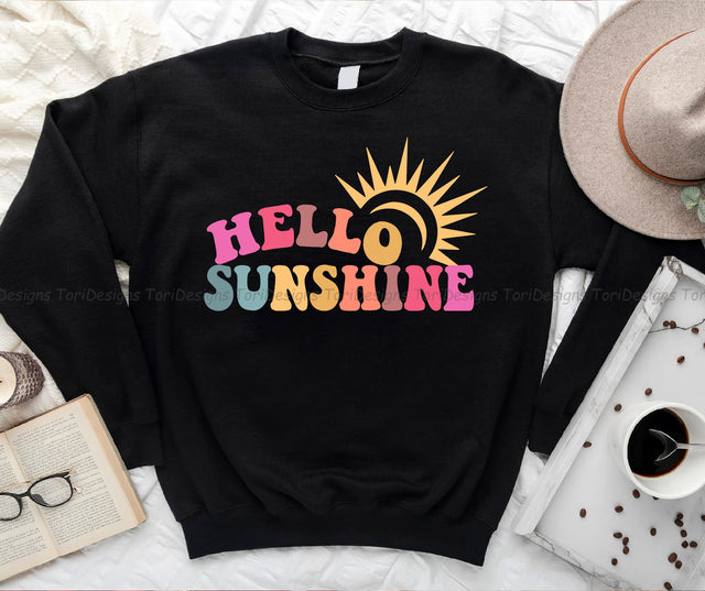 Hello Sunshine Sublimation PNG, Summer PNG, Hello Sunshine, Hello Summer Sublimation downloads Sublimation ToriDesigns 