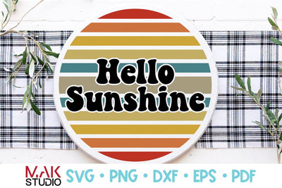 Hello sunshine svg Hello sunshine svg file Summer svg Sunshine svg SVG MAKStudion 