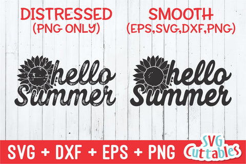 Hello Sunshine svg - Summer Cut File - Beach - Quote - svg - svg - dxf - eps - png - Silhouette - Cricut - Digital File SVG Svg Cuttables 