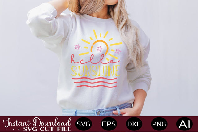 Hello Sunshine SVG SVG designmaster24 
