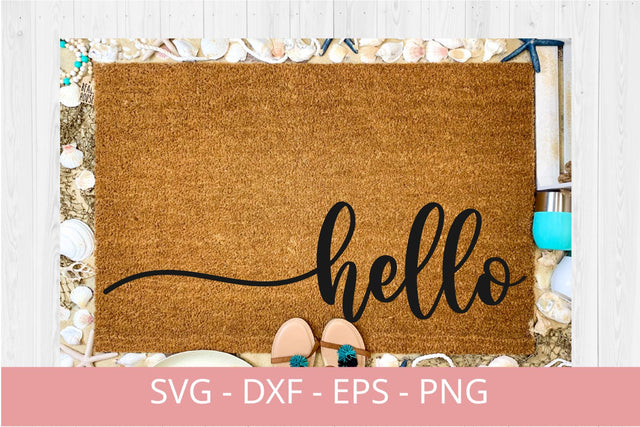 Hello Svg cut files, hello doormat svg SVG Chamsae Studio 
