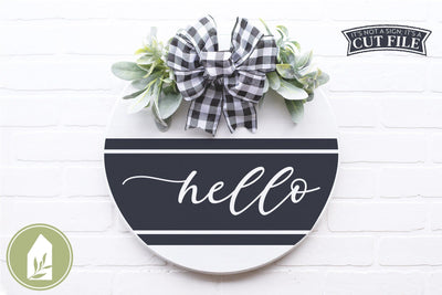Hello SVG | Farmhouse SVG | Grain Sack SVG SVG LilleJuniper 