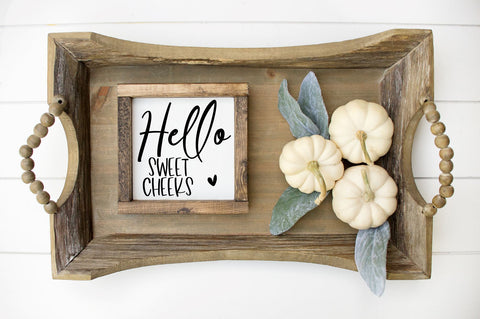 Hello Sweet Cheeks SVG | Funny Farmhouse Bathroom Design SVG RedFoxDesignsUS 