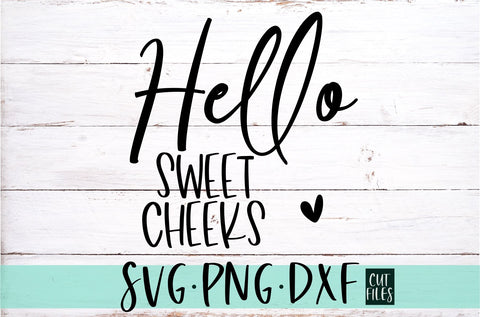Hello Sweet Cheeks SVG | Funny Farmhouse Bathroom Design SVG RedFoxDesignsUS 