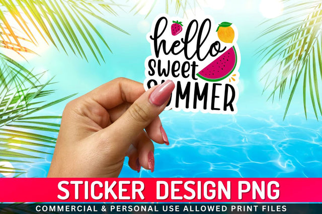 Hello sweet summer Sublimation PNG Sublimation Regulrcrative 