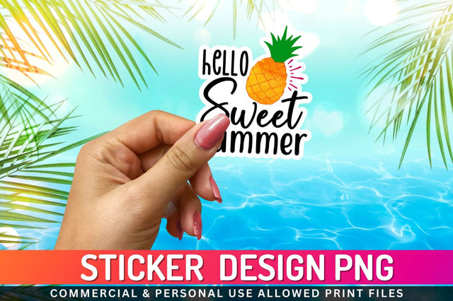 Hello sweet summer Sublimation PNG Sublimation Regulrcrative 