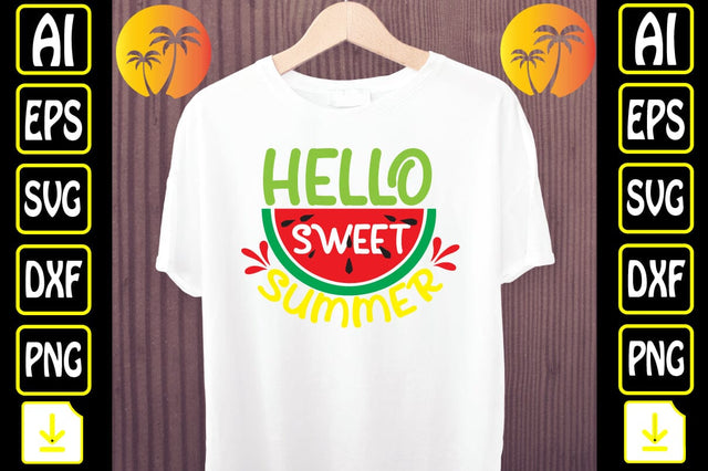 Hello Sweet Summer SVG Craftlabsvg24 