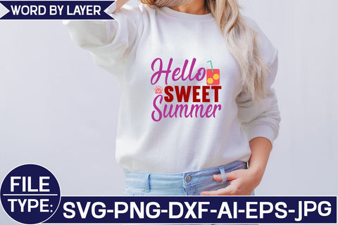 Hello Sweet Summer SVG Cut File SVG Studio Innate 